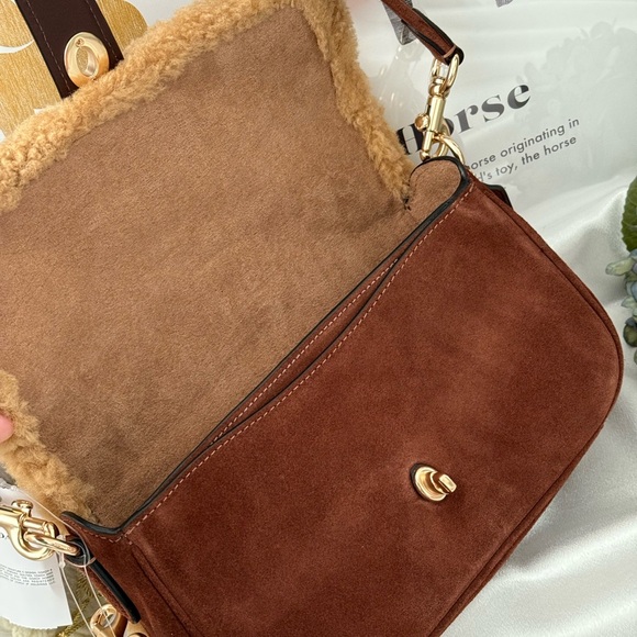 NWT Coach CDL68 vintage brown multi shoudler hadley bag